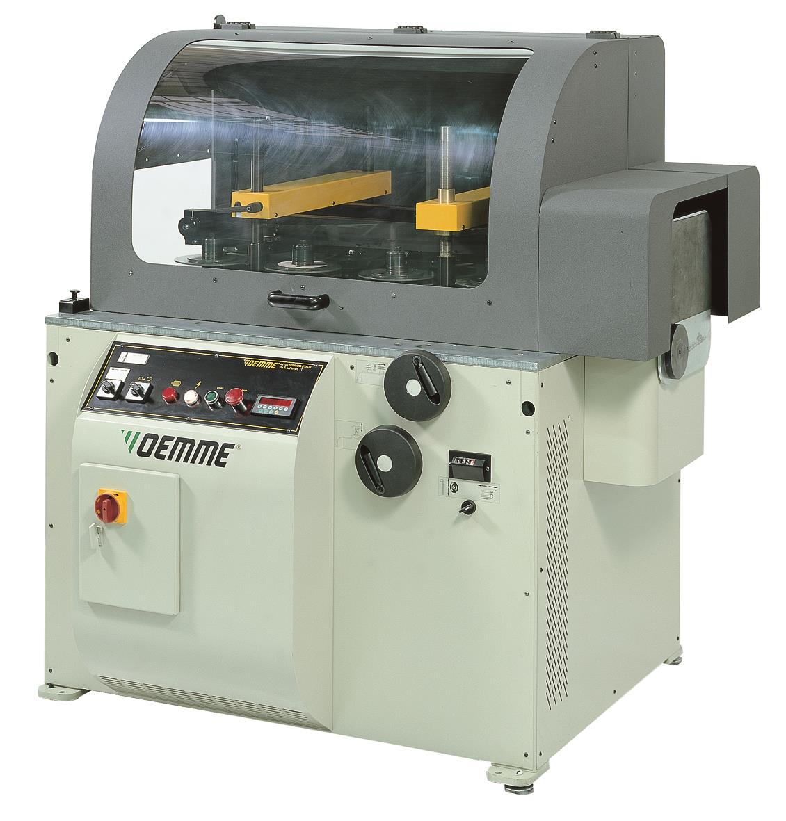 Semi-automatic thermal break aluminum extrusion assembly machine