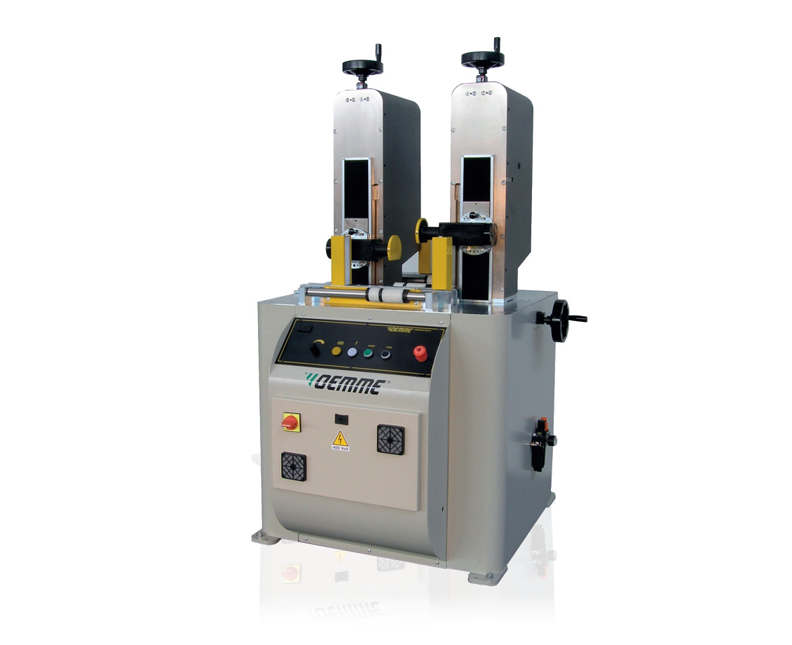 Knurling machine for aluminum extrusions