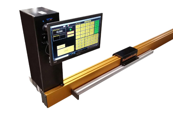 Razorgage automatic saw measuring system