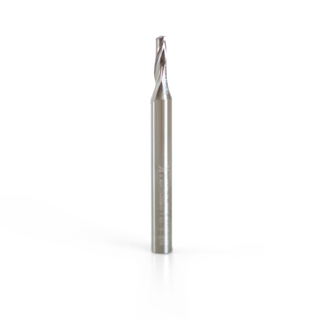 Single Flute Carbide EndMill "Mirror Finish" - 5/32"x1/2"x2"x1/4"