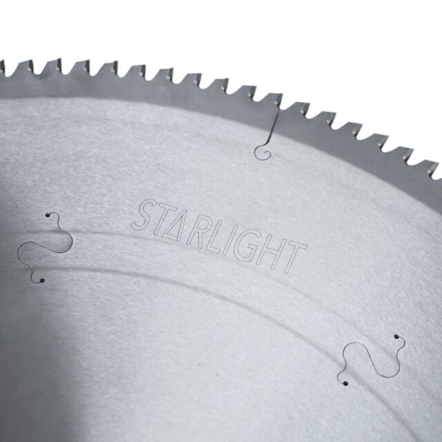 Alternative view of Silent Blade for Aluminum with Carbide - 200mm x3.2 Z.64 F.30