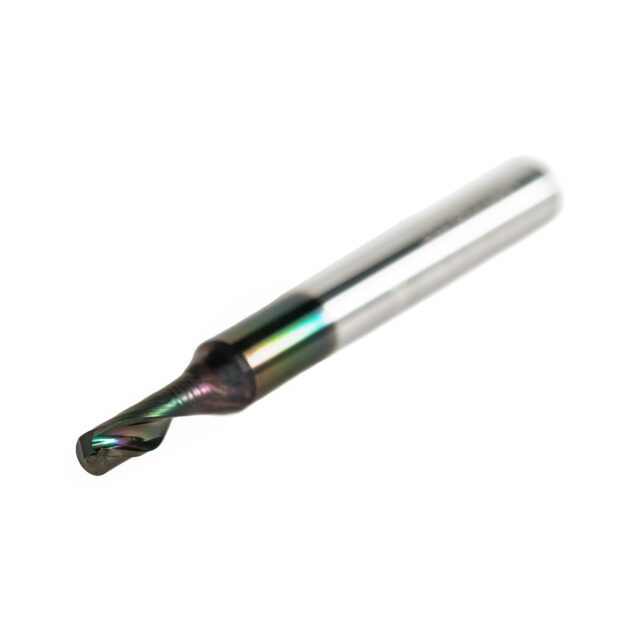 Mèche une flûte au carbure "fini miroir" - 4x12x60x6mm revêtement DLC – Image 4