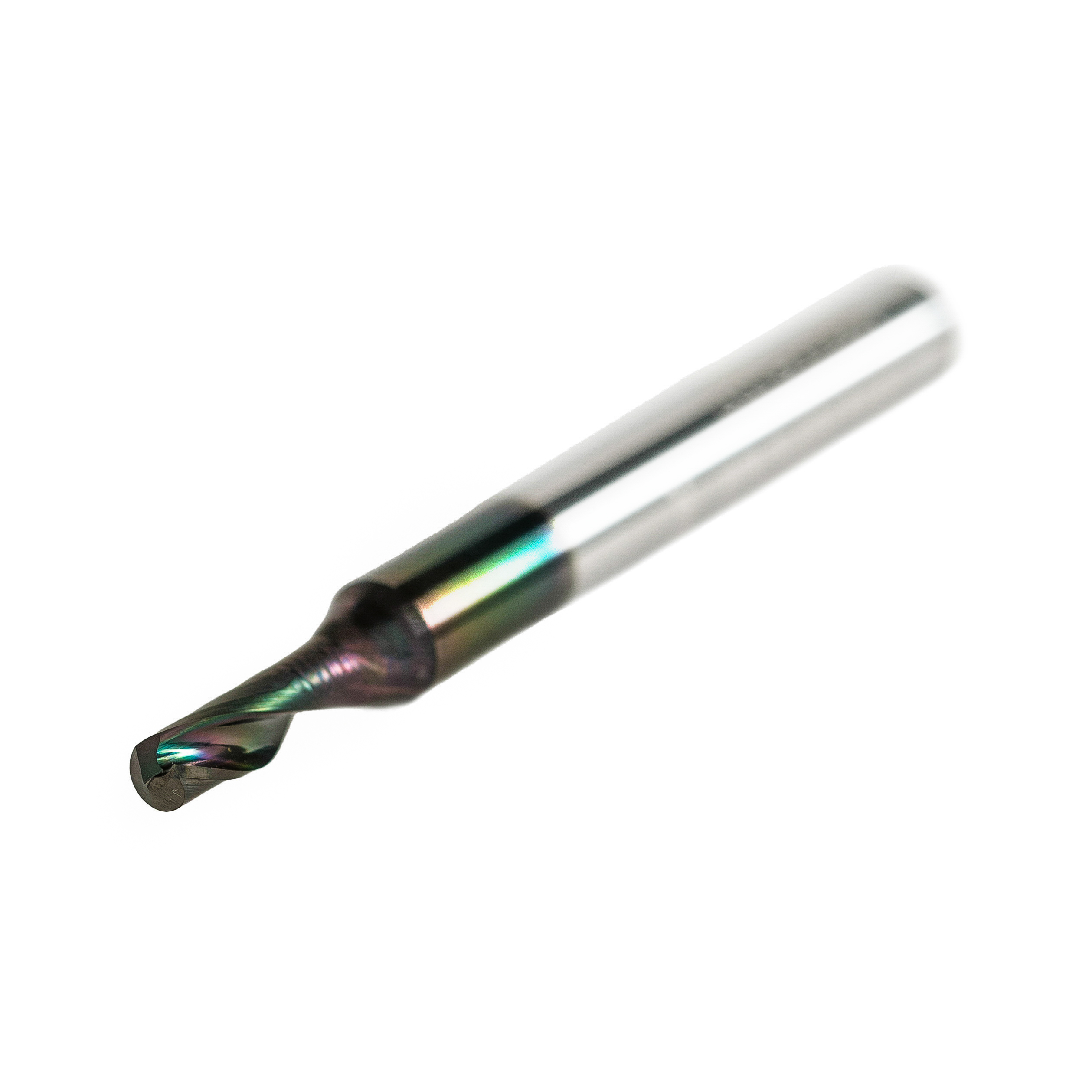 Mèche une flûte au carbure "fini miroir" - 4x12x60x6mm revêtement DLC – Image 4
