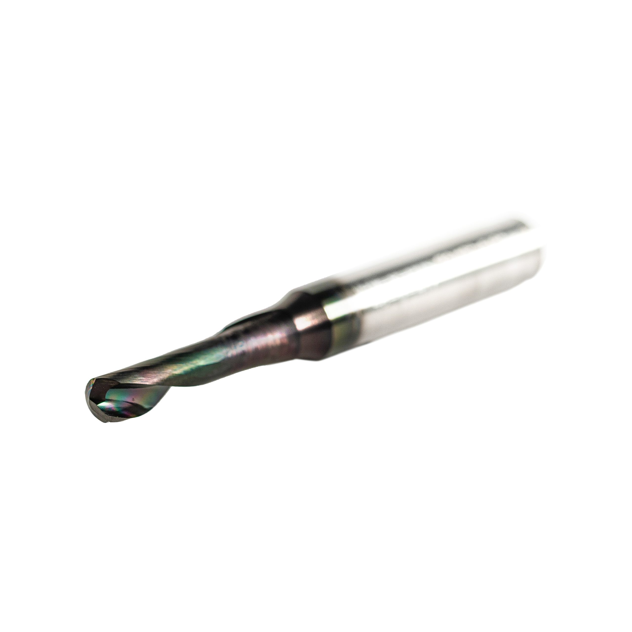 Mèche une flûte au carbure "fini miroir" - 3/16"x5/8"x2"x1/4" revêtement DLC – Image 4