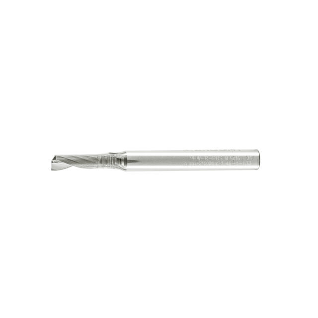 Alternative view of Single Flute End Mill with Carbide "Mirror Finish" - 5x16x60x6mm