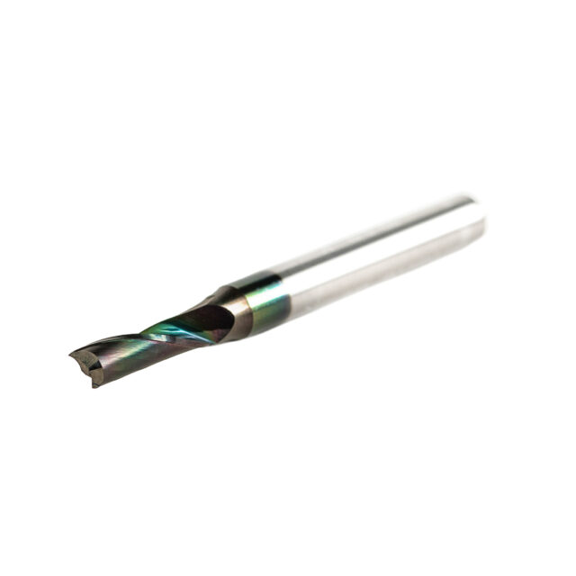 Mèche une flûte au carbure "fini miroir" - 5x16x60x6mm revêtement DLC – Image 4