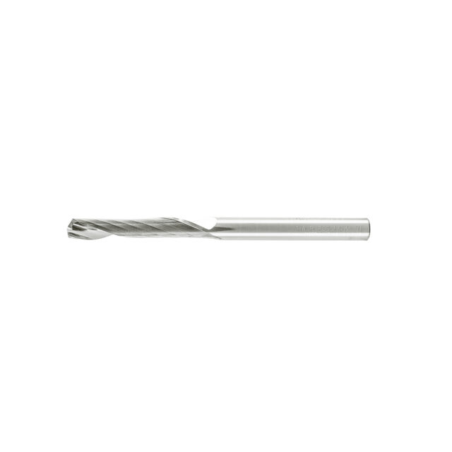 Alternative view of Single Flute End Mill with Carbide "Mirror Finish" - 6x35x80x6mm