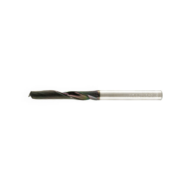 Alternative view of Single Flute End Mill with Carbide "Mirror Finish" - 6x35x80x6mm DLC Coating