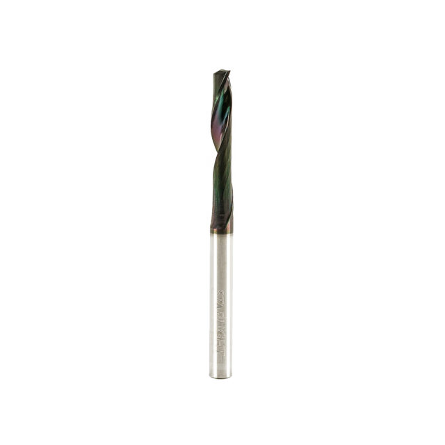 Single Flute End Mill with Carbide "Mirror Finish" - 6x35x80x6mm DLC Coating - Image 3