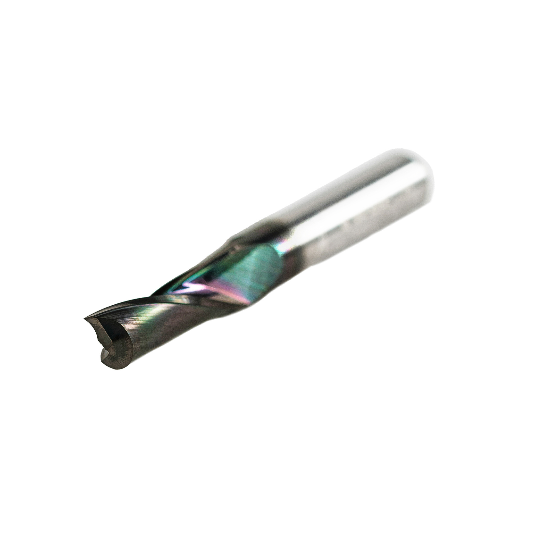 Mèche une flûte au carbure "fini miroir" - 1/4"x3/4"x2"x1/4" revêtement DLC – Image 4