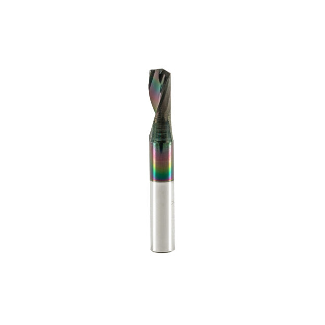 Single Flute End Mill with Carbide "Mirror Finish" - 8x18x60x8mm DLC Coating