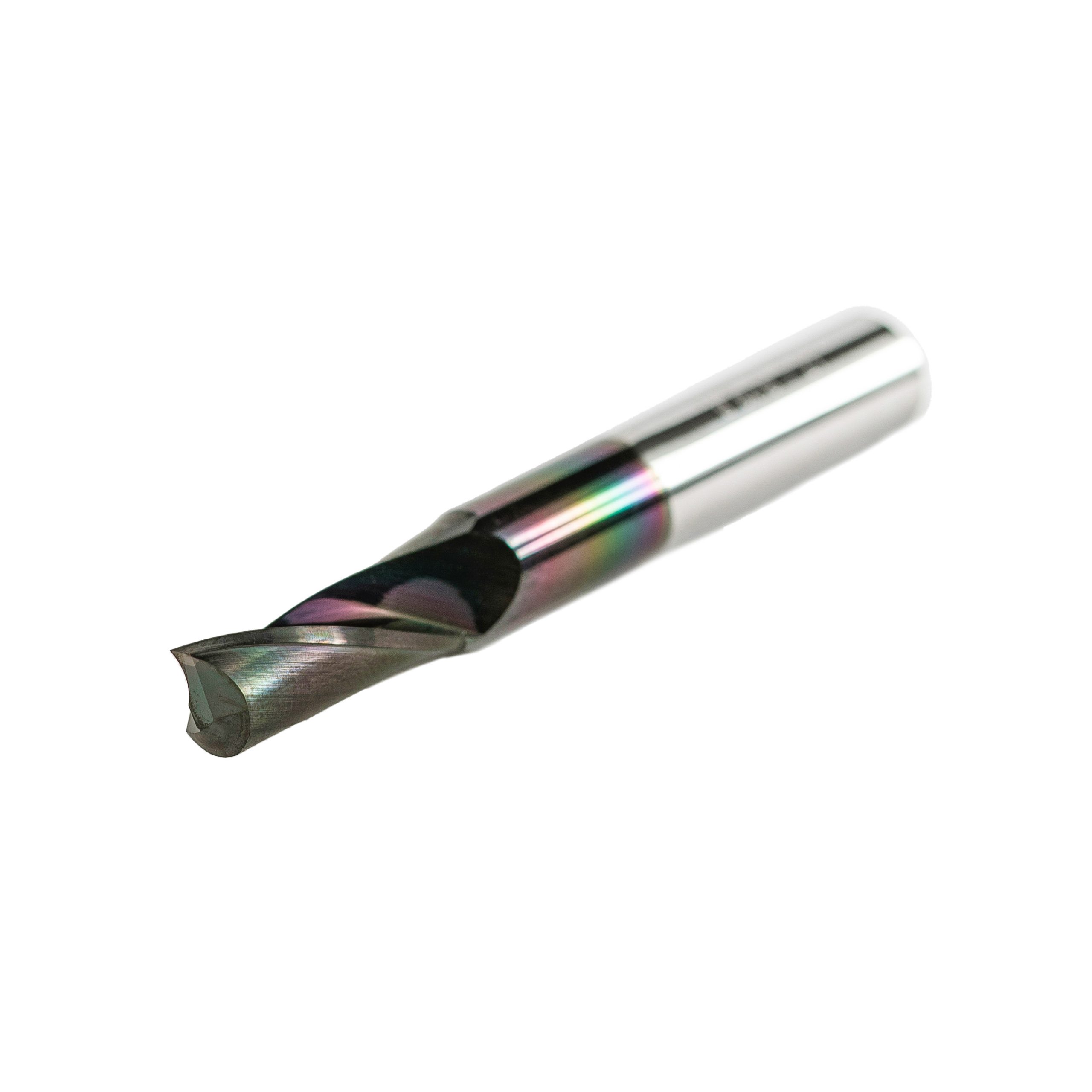 Mèche une flûte au carbure "fini miroir" - 8x18x60x8mm revêtement DLC – Image 4