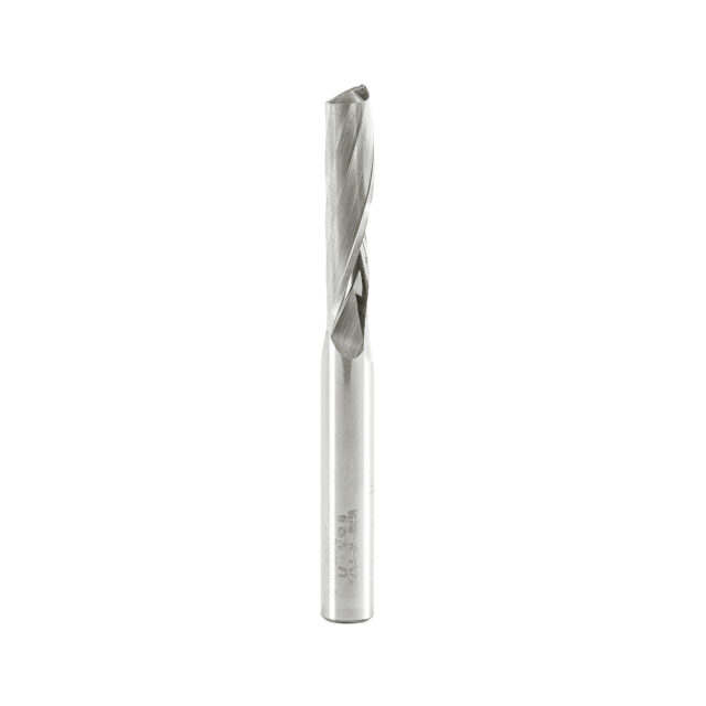 Single Flute End Mill with Carbide "Mirror Finish" - 8x35x80x8mm