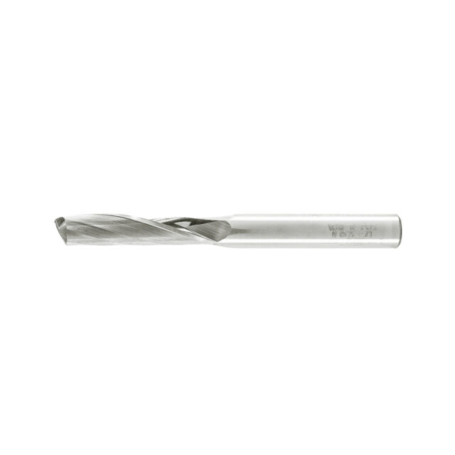 Alternative view of Single Flute End Mill with Carbide "Mirror Finish" - 8x35x80x8mm