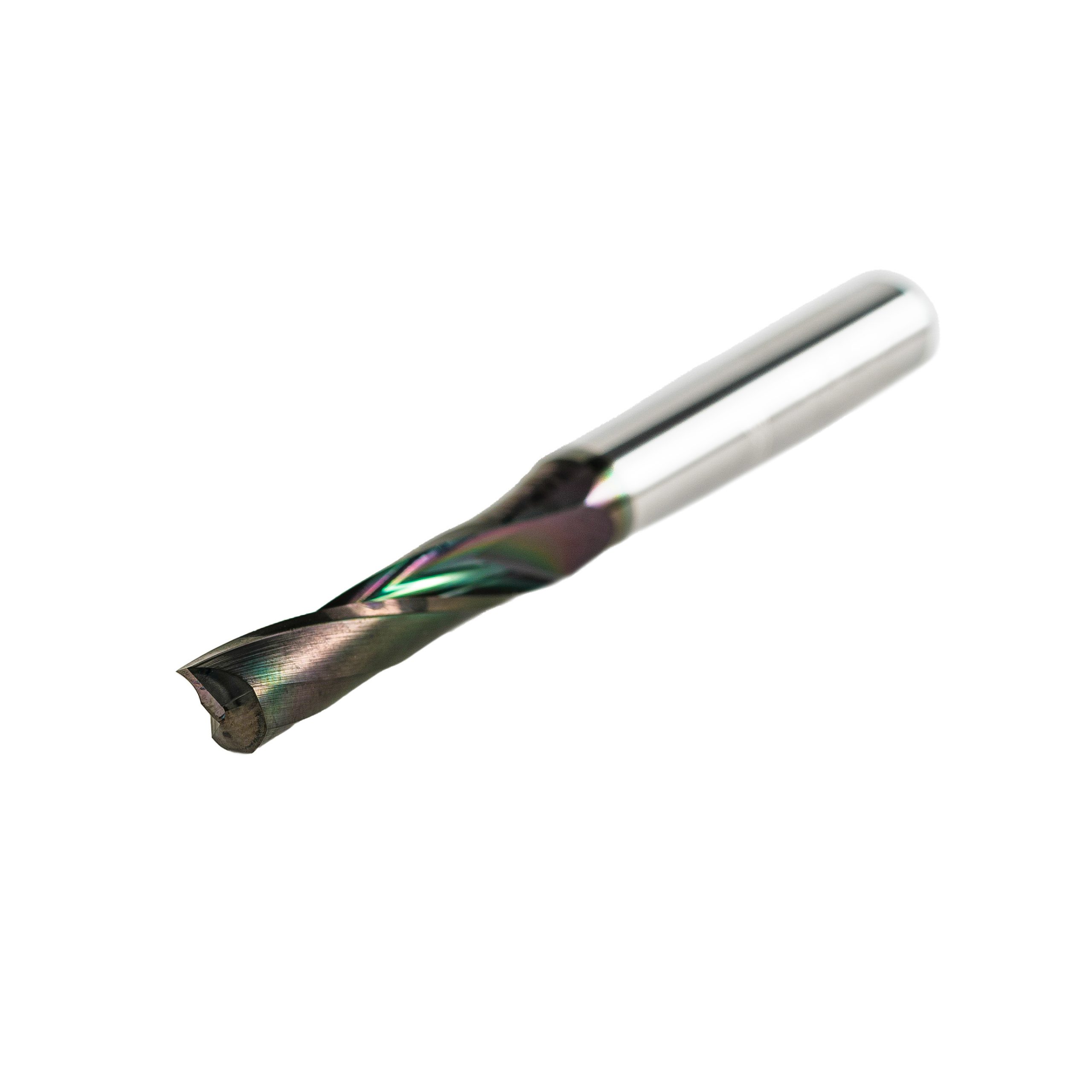 Mèche une flûte au carbure "fini miroir" - 8x35x80x8mm revêtement DLC – Image 4