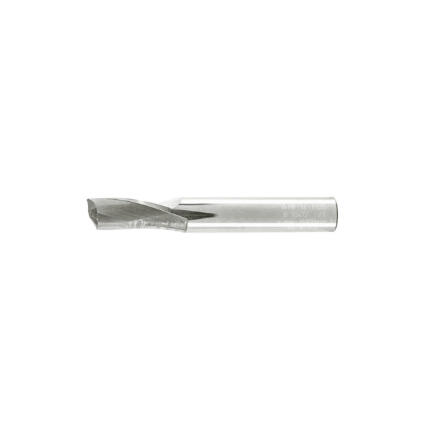 Alternative view of Single Flute End Mill with Carbide "Mirror Finish" - 10x22x70x10mm