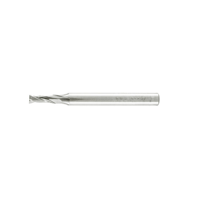 Alternative view of Double Flute End Mill with Carbide "Mirror Finish" - 4x10x60x6mm