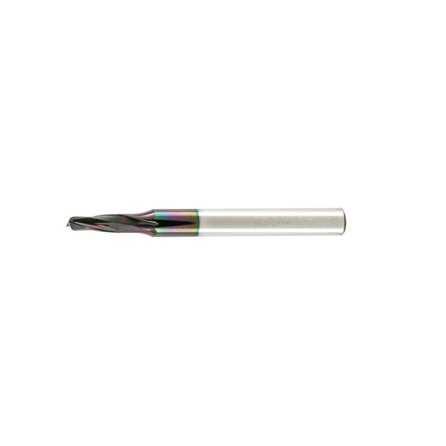 Alternative view of Double Flute End Mill with Carbide "Mirror Finish" - 4x10x60x6mm DLC Coating