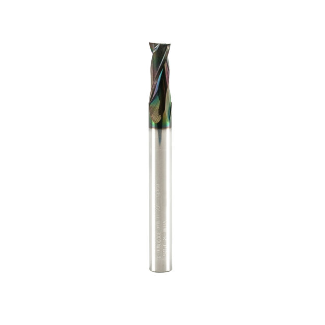 Double Flute End Mill with Carbide "Mirror Finish" - 6x15x60x6mm DLC Coating