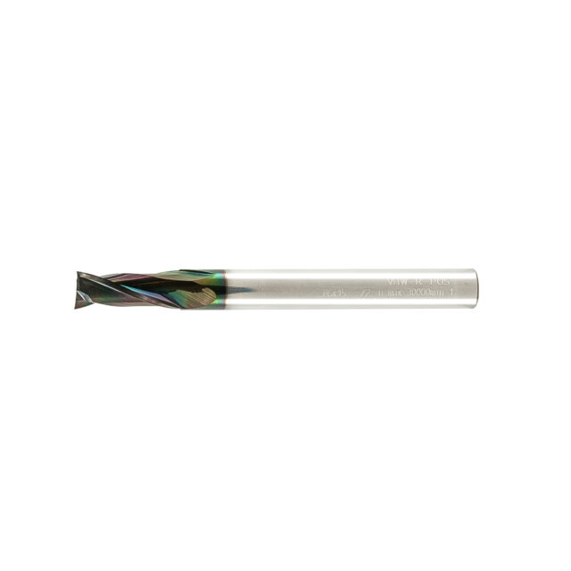 Alternative view of Double Flute End Mill with Carbide "Mirror Finish" - 6x15x60x6mm DLC Coating