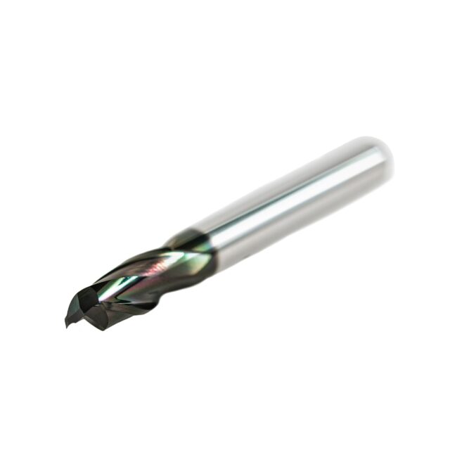 Double Flute End Mill with Carbide "Mirror Finish" - 6x15x60x6mm DLC Coating - Image 4