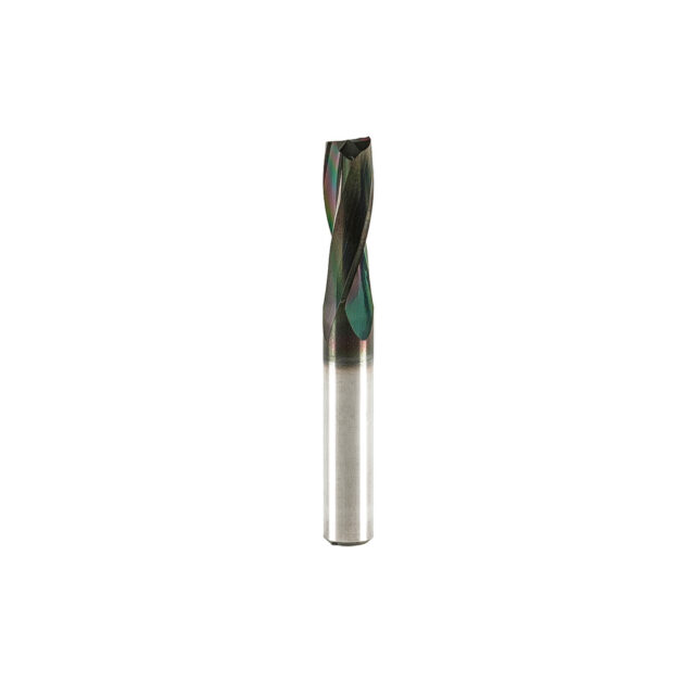 Mèche deux flûtes au carbure "fini miroir" - 1/4"x3/4"x2"x1/4" revêtement DLC – Image 3