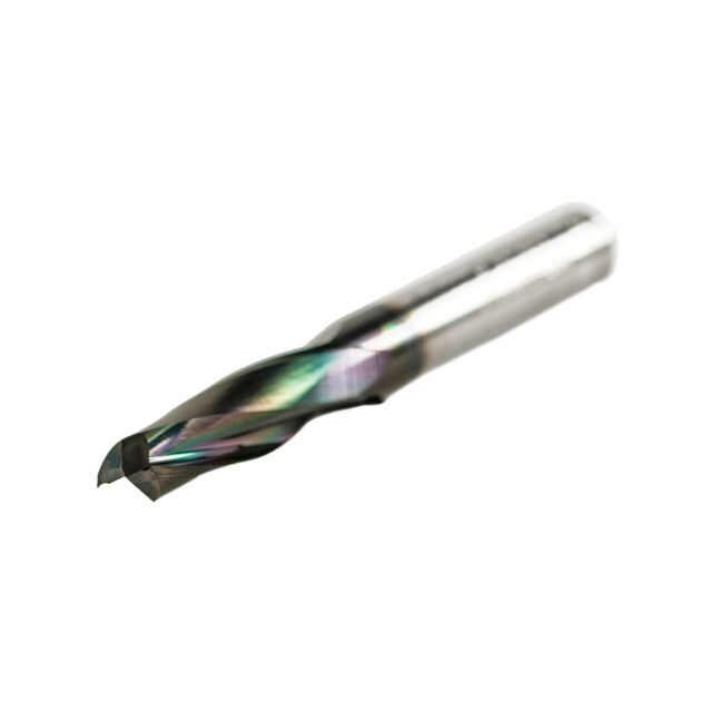 Mèche deux flûtes au carbure "fini miroir" - 1/4"x3/4"x2"x1/4" revêtement DLC – Image 4