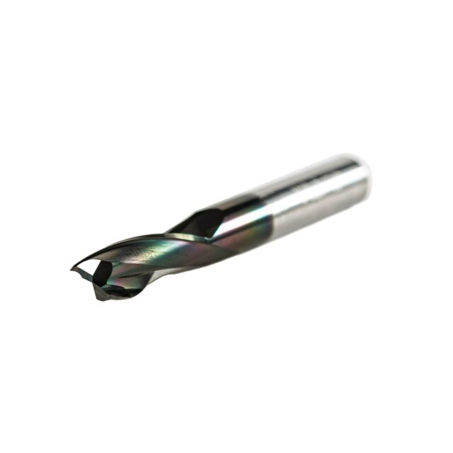 Mèche deux flûtes au carbure "fini miroir" - 8x20x60x8mm revêtement DLC – Image 4