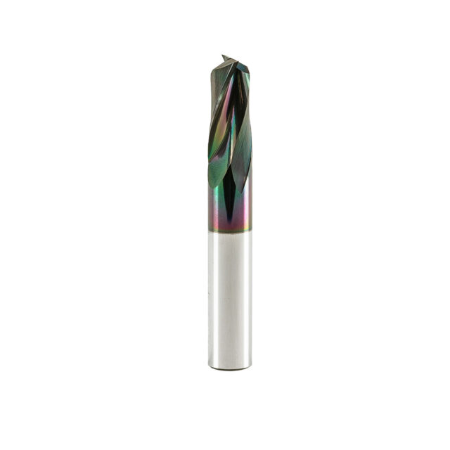Double Flute End Mill with Carbide "Mirror Finish" - 10x22x70x10mm DLC Coating - Image 3