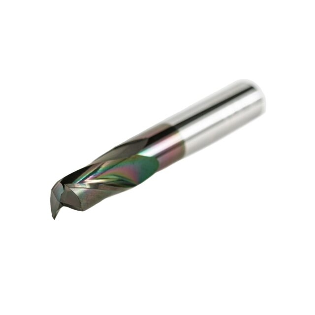 Double Flute End Mill with Carbide "Mirror Finish" - 10x22x70x10mm DLC Coating - Image 4