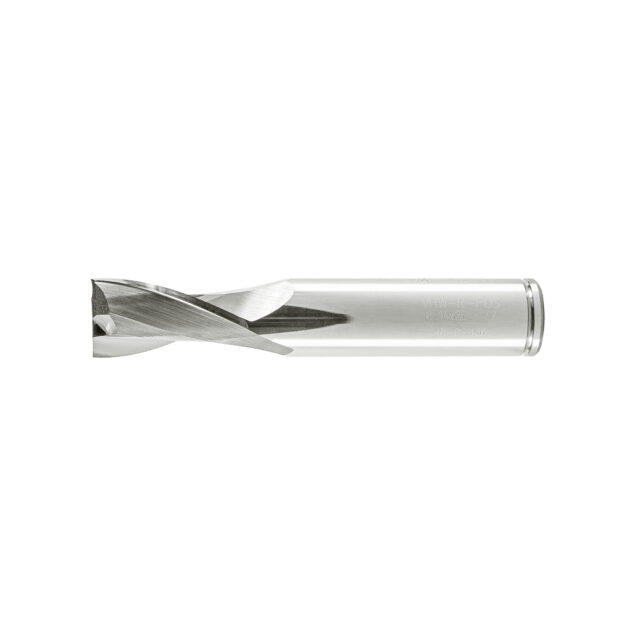Alternative view of Double Flute End Mill with Carbide "Mirror Finish" - 14x25x80x14mm