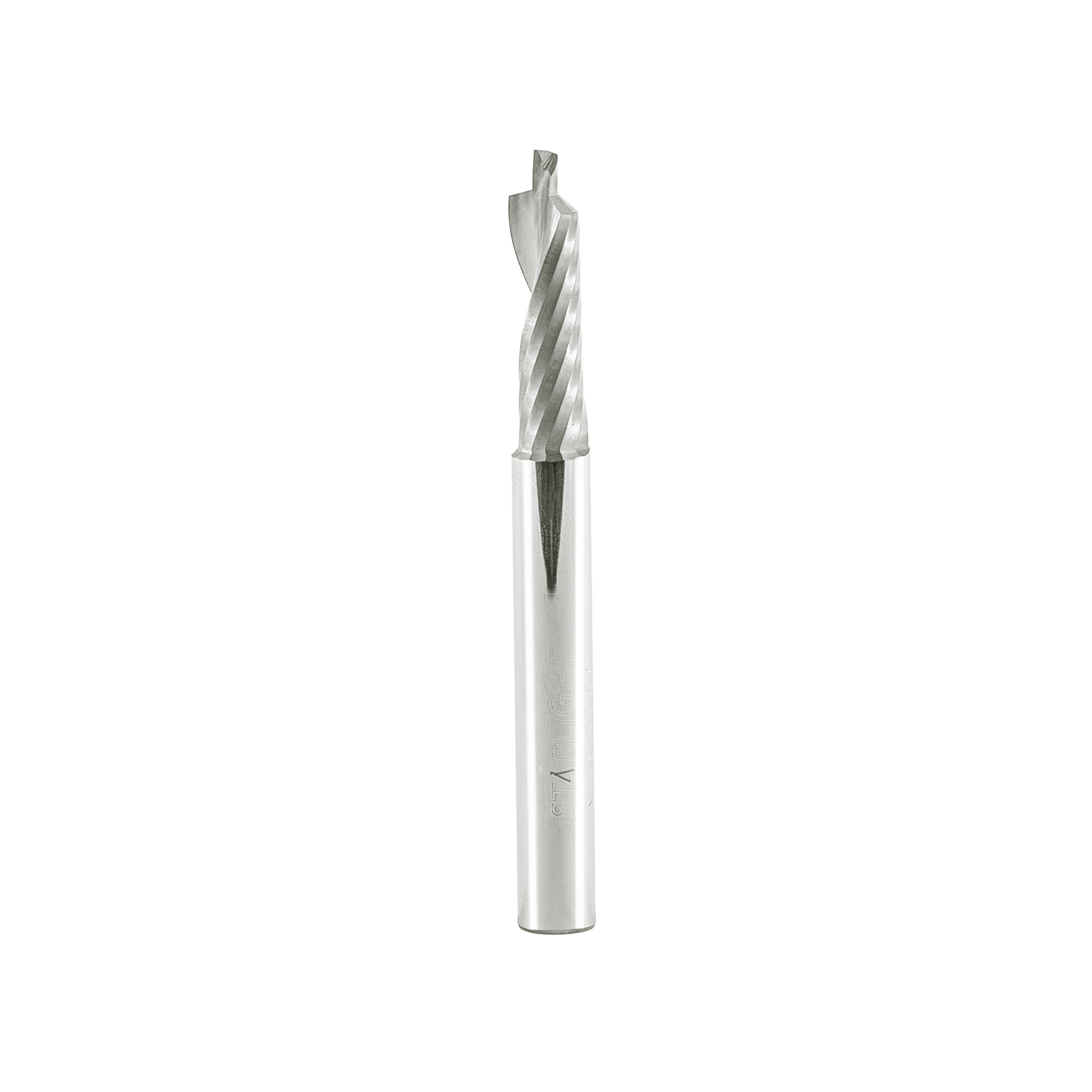 Mèche une flûte au carbure avec double diamètre "fini miroir" - 3/8x5/30x80x8mm – Image 3