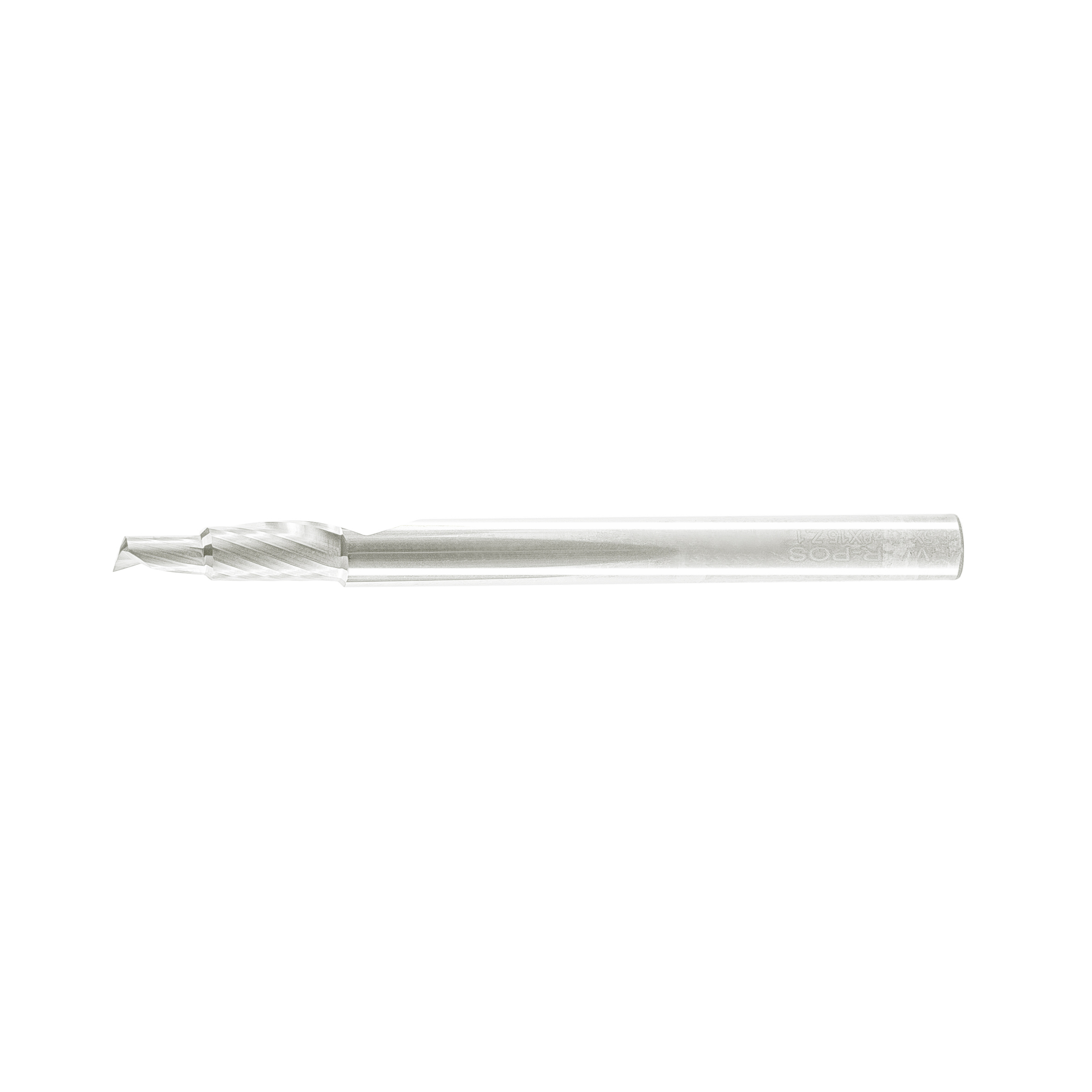 Mèche une flûte au carbure avec double diamètre "fini miroir" - 5.5/8x10/25x100x8mm – Image 2