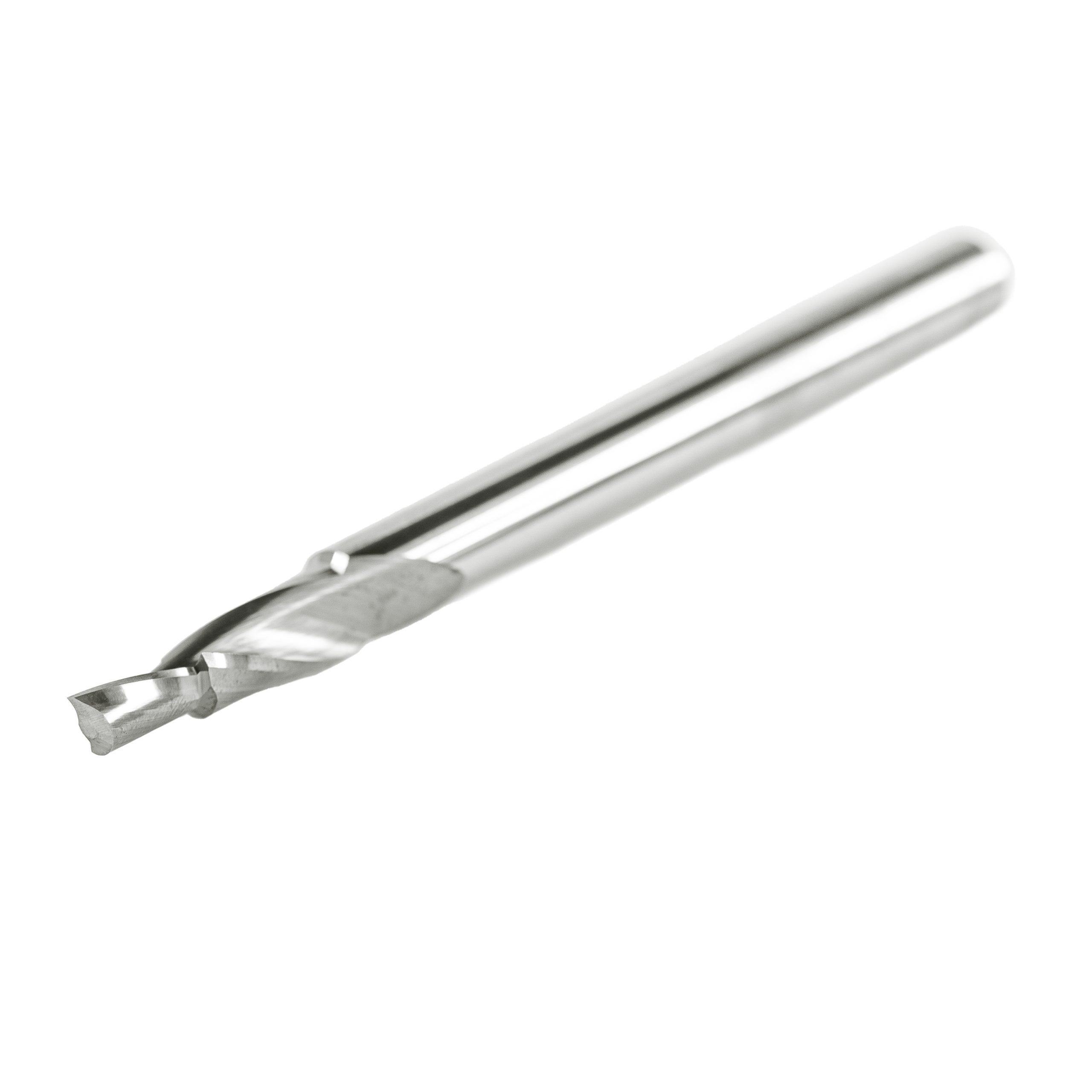 Mèche une flûte au carbure avec double diamètre "fini miroir" - 5.5/8x10/25x100x8mm – Image 4