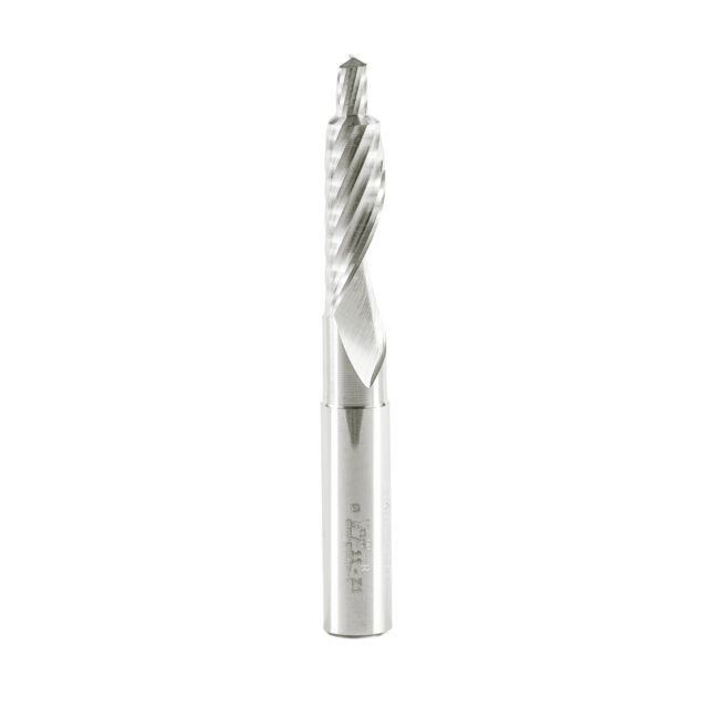 EndMill 1 Flute Carbide Drill with Double Diameter "Mirror Finish" 6/11.5x10/40x100x12mm