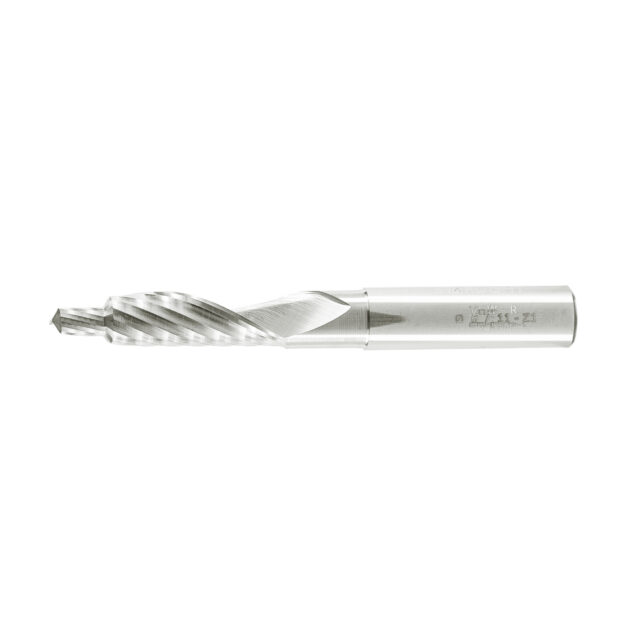 Alternative view of EndMill 1 Flute Carbide Drill with Double Diameter "Mirror Finish" 6/11.5x10/40x100x12mm