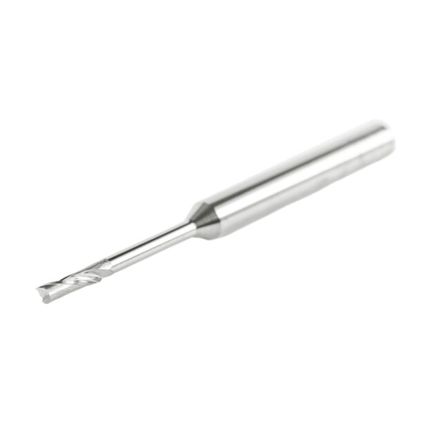 Single Flute End Mill with Carbide "Mirror Finish" - 4x14/40x100x8mm - Image 4