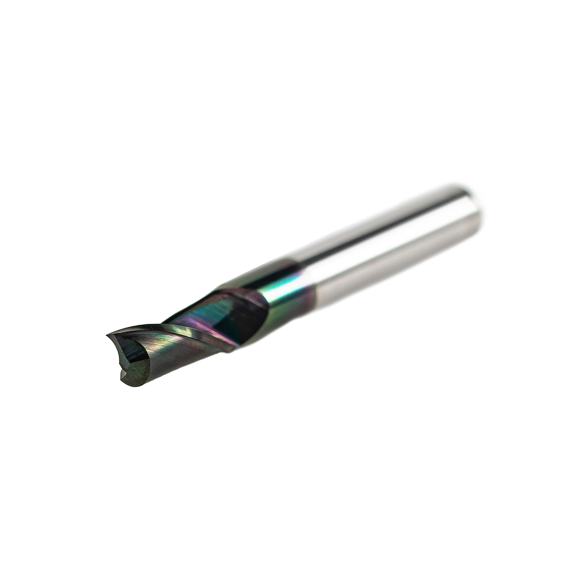 Mèche une flûte au carbure "fini miroir" - 6x12x50x6mm revêtement DLC – Image 4