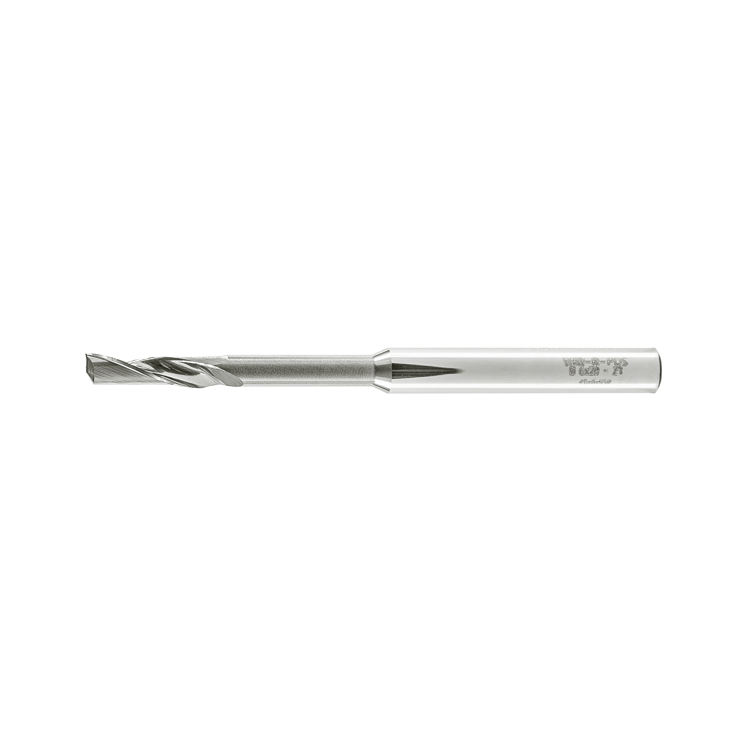 Mèche une flûte au carbure "fini miroir" - 6x20/50x100x8mm – Image 2