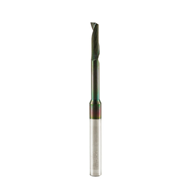 Single Flute End Mill with Carbide "Mirror Finish" - 6x20/50x100x8mm DLC Coating