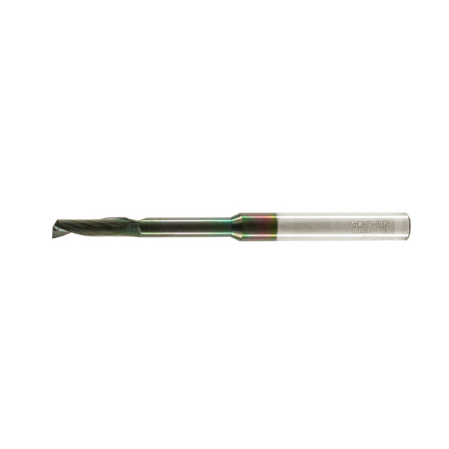 Alternative view of Single Flute End Mill with Carbide "Mirror Finish" - 6x20/50x100x8mm DLC Coating