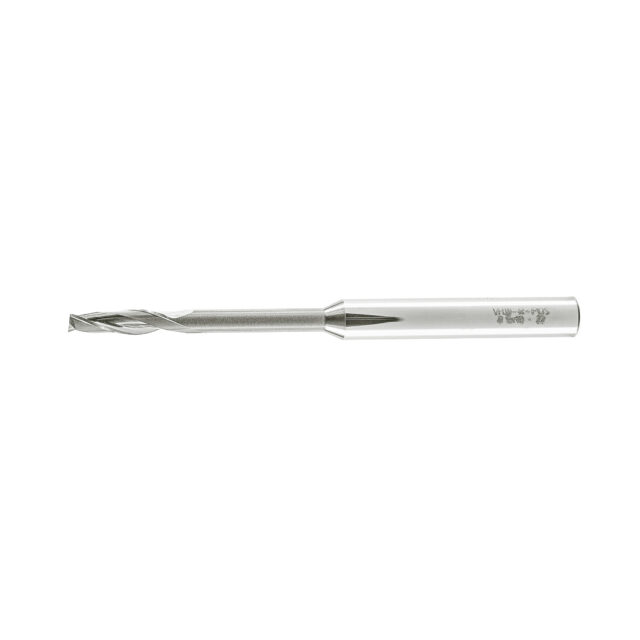 Alternative view of Double Flute End Mill with Carbide "Mirror Finish" - 5x18/50x100x8mm