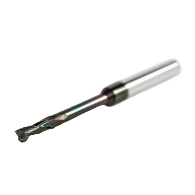 Double Flute End Mill with Carbide "Mirror Finish" - 5x18/50x100x8mm DLC Coating - Image 4