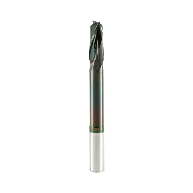 Double Flute End Mill with Carbide "Mirror Finish" - 10x25/70x100x10mm DLC Coating - Image 3
