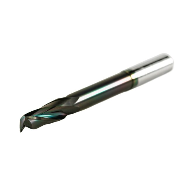 Double Flute End Mill with Carbide "Mirror Finish" - 10x25/70x100x10mm DLC Coating - Image 4