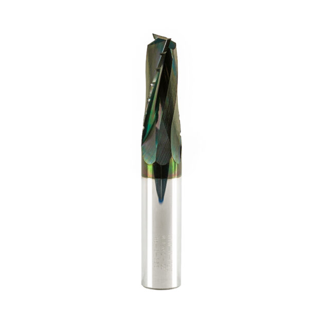 Double Flute End Mill with Carbide "Mirror Finish" with Chip Breaker - 16x42x100x16mm DLC Coating