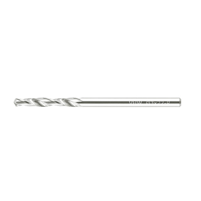 Alternative view of Drill 2 Flutes with Carbide "Mirror Finish" 3x22x55mm - DX