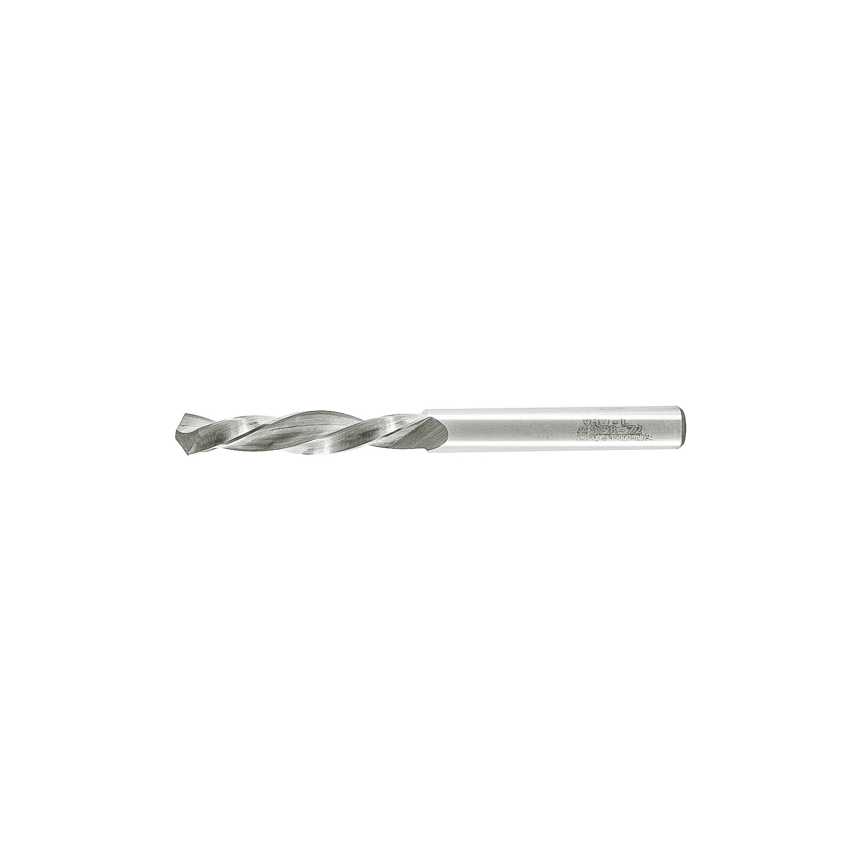 Drill deux flûtes au carbure "fini miroir" 5x28x58mm SX – Image 2