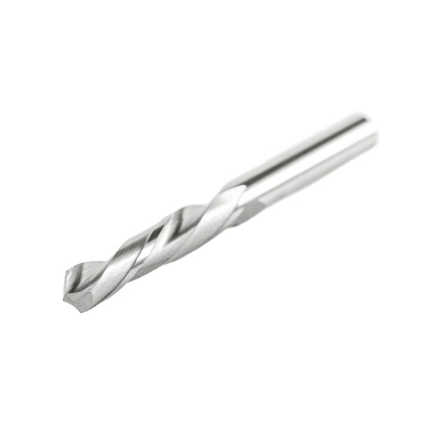 Alternative view of Drill 2 Flutes with Carbide "Mirror Finish" - 6x28x58mm SX