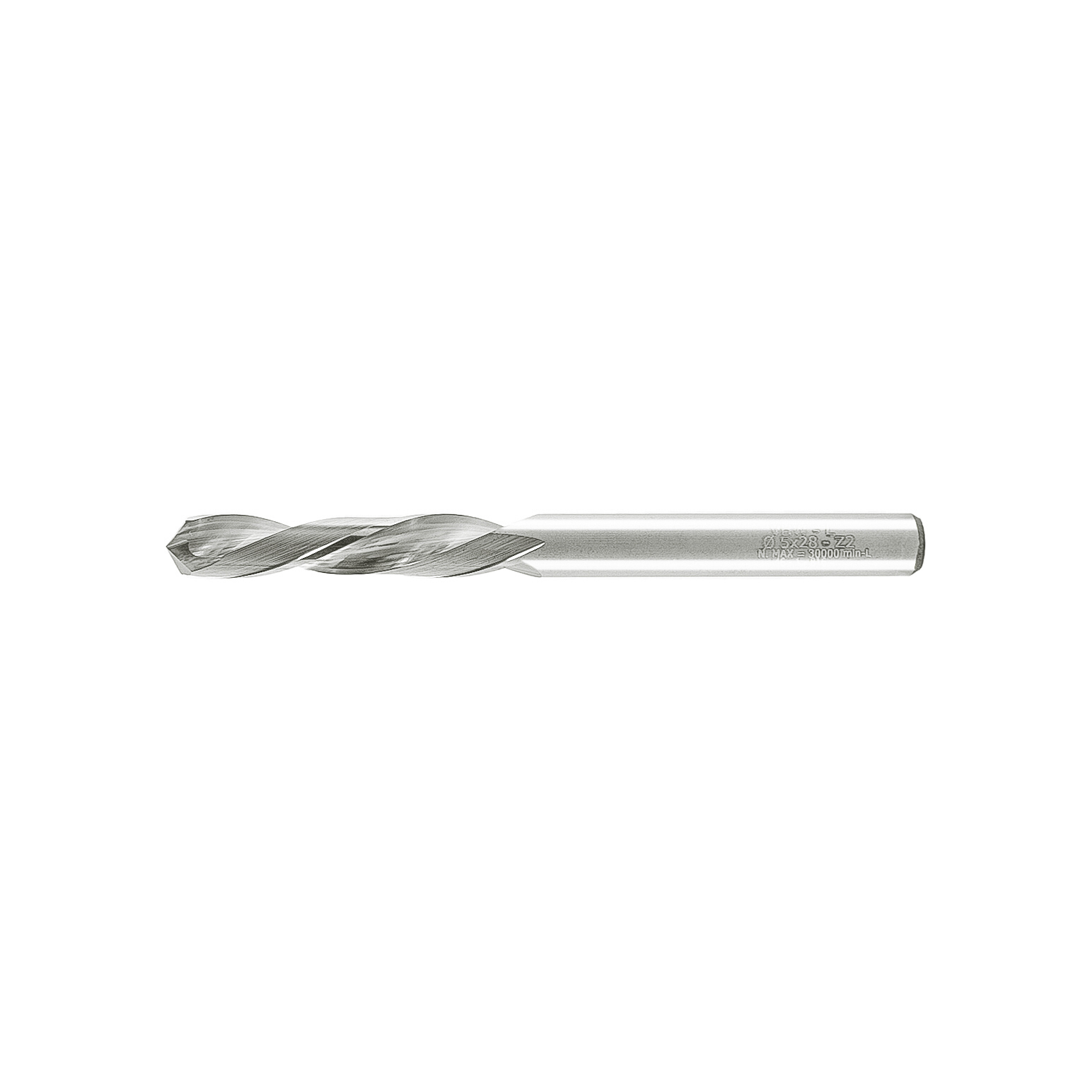 Drill 2 Flutes with Carbide "Mirror Finish" - 7x28x58mm DX - Image 4